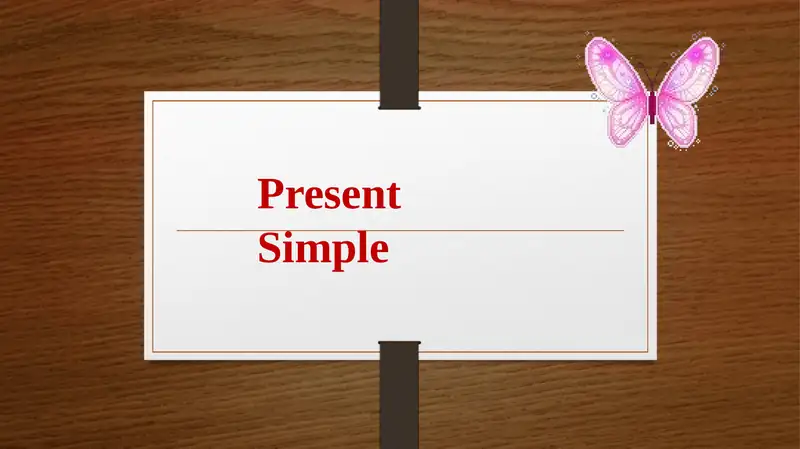 PresentSimple