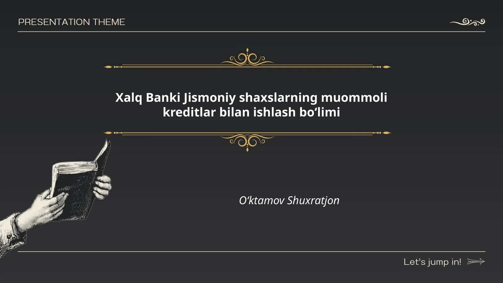 Xalq Banki Jismoniy shaxslarning muommoli kreditlar bilan ishlash bo‘limi