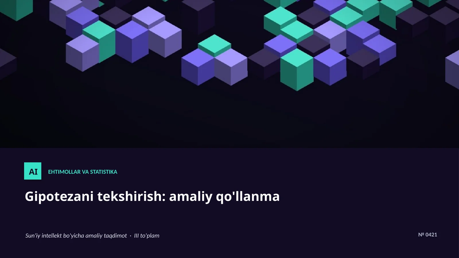 Ehtimollar va statistika