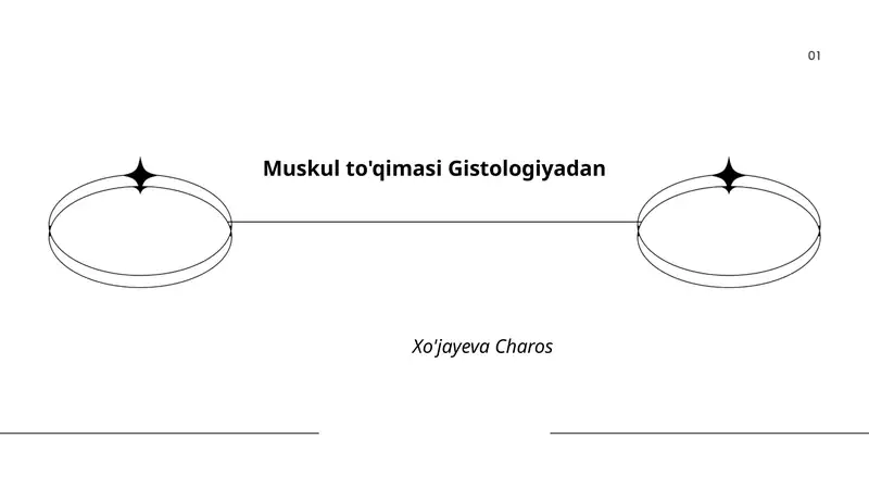 Muskul to'qimasi Gistologiyadan