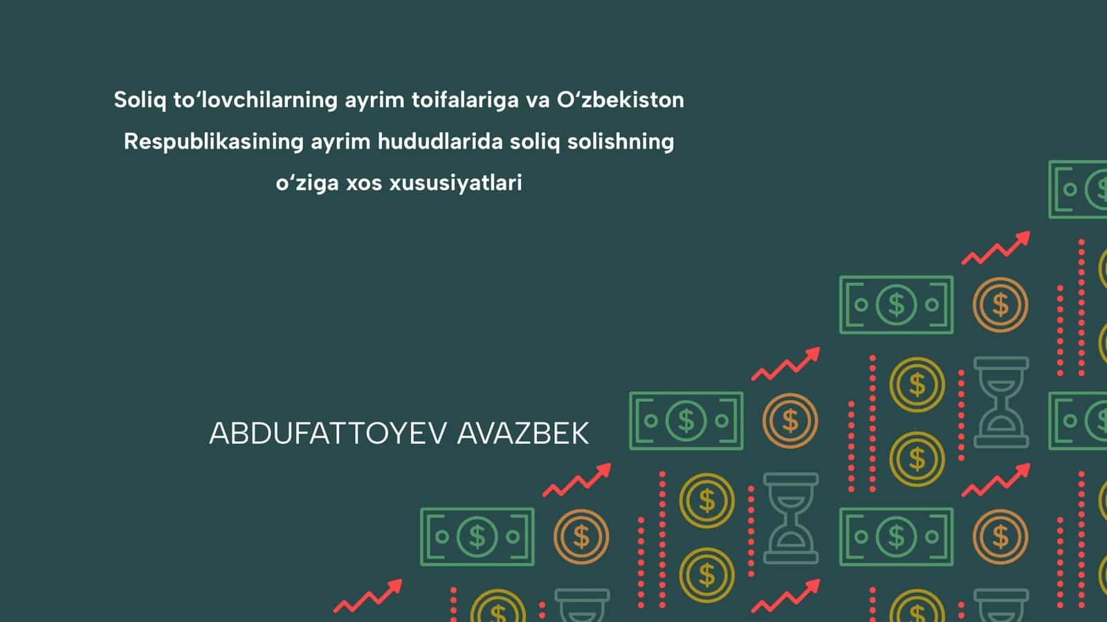 Soliq to‘lovchilarning ayrim toifalariga va O‘zbekiston Respublikasining ayrim hududlarida soliq solishning o‘ziga xos xususiyatlari
