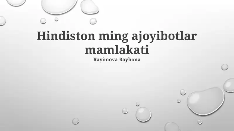 Hindiston ming ajoyibotlar mamlakati