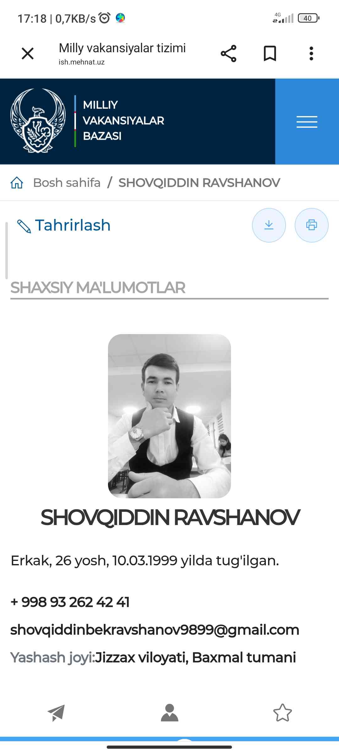 Shovqiddin Ravshanov